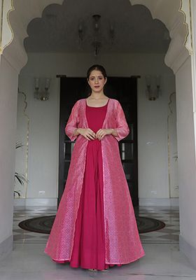 Rani Digital Print Muslin Kurta Set